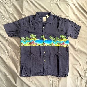 Island Collection Motorcycle Beach Hawaiian Shirt